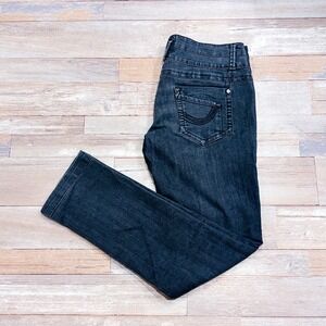 LOLË Organic Cotton Low Rise Skinny Jeans Dark Wash Size 10 Stretch